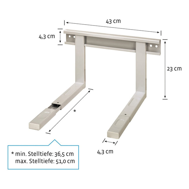 support-xavax-mural-micro-ondes-30kg
