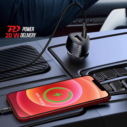 chargeur-allume-cigare-forcell-usb-usb-c-38w-power-delivery-noir
