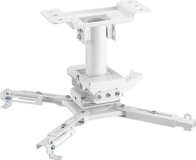 support-videoprojecteur-kimex-plafond-hauteur-25-cm-blanc