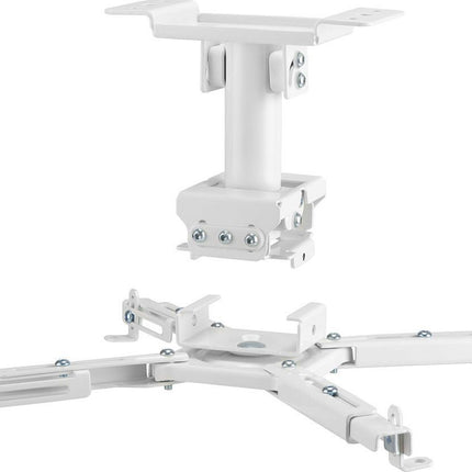support-videoprojecteur-kimex-plafond-hauteur-25-cm-blanc