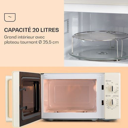 micro-ondes-combine-klarstein-caroline-creme