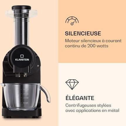 extracteur-de-jus-klarstein-bella-elegance-noir