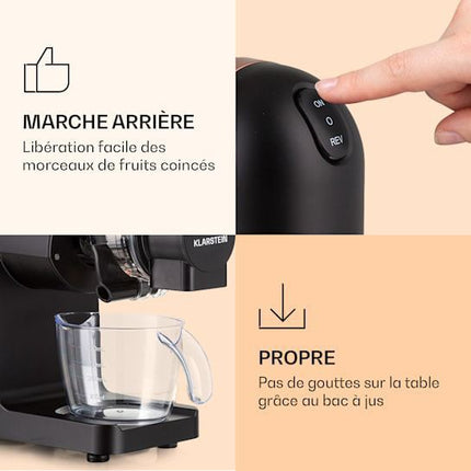 extracteur-de-jus-klarstein-bella-elegance-noir