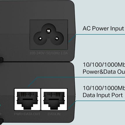 carte-ethernet-tp-link-injecteur-poe-1-port-gigabit-30w