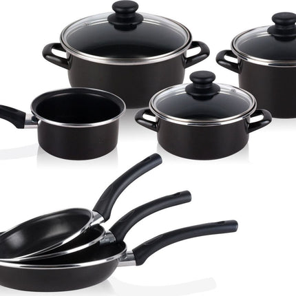 batterie-de-cuisine-magefesa-kenia-7-pieces-jeu-3-poeles-induction