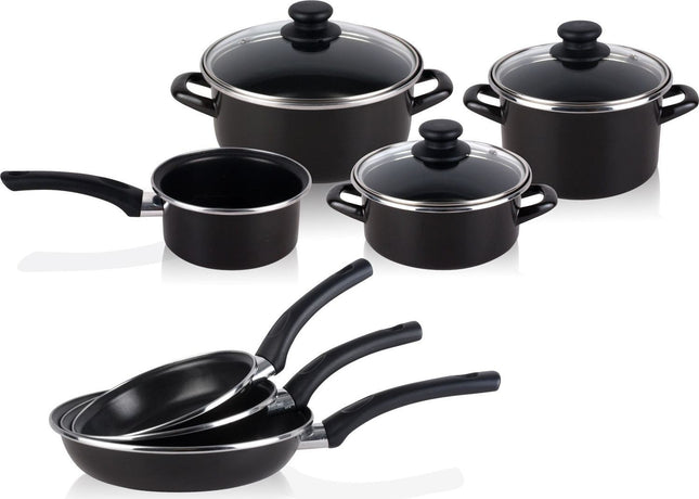 batterie-de-cuisine-magefesa-kenia-7-pieces-jeu-3-poeles-induction