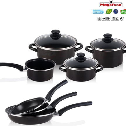 batterie-de-cuisine-magefesa-kenia-7-pieces-jeu-3-poeles-induction