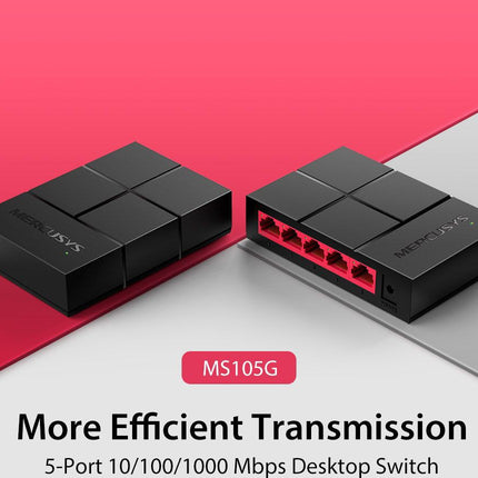switch-ethernet-mercusys-ms105g-5-ports
