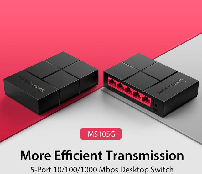 switch-ethernet-mercusys-ms105g-5-ports
