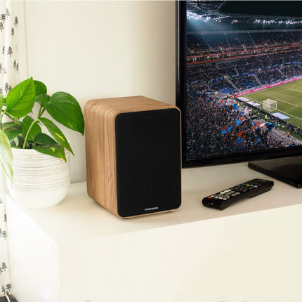 enceinte-bibliotheque-thomson-100w-musicaux-marron