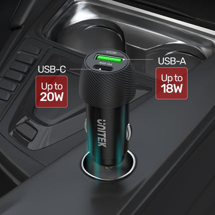 chargeur-allume-cigare-unitek-chargeur-allume-cigare-2-ports-usb-c-pd