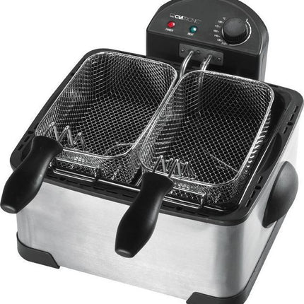 friteuse-professionnelle-clatronic-double-fr3195-4l-inox