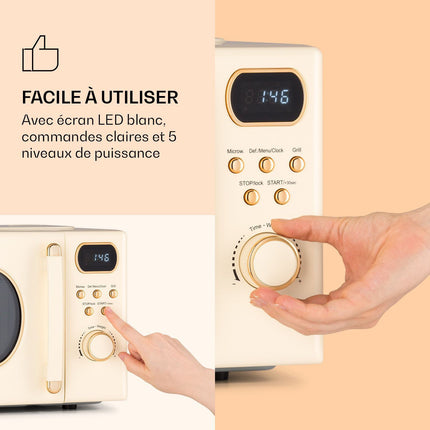 micro-ondes-grill-klarstein-julieta-grill-20l-800-w-o25-5cm-beige