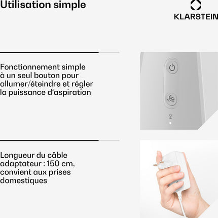 hotte-plan-de-travail-klarstein-wandervent-200-m-h-compacte-planc