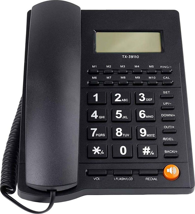 telephone-sans-fil-avizar-fixe-avec-ecran-lcd-touches-m1-a-m10