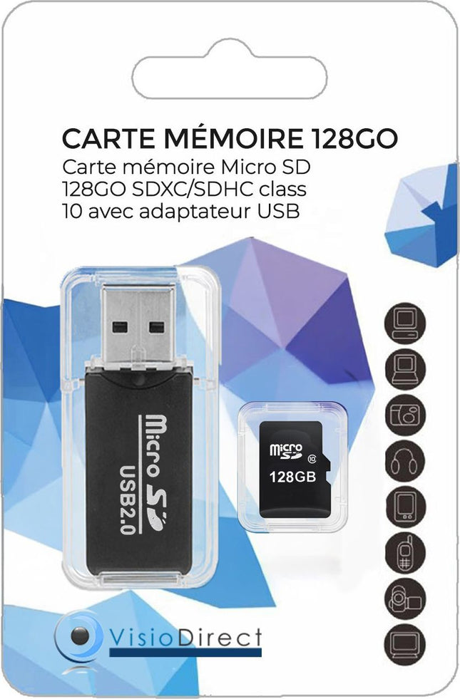 carte-micro-sd-visiodirect-carte-memoire-micro-sd-128go-sdxc-sdhc