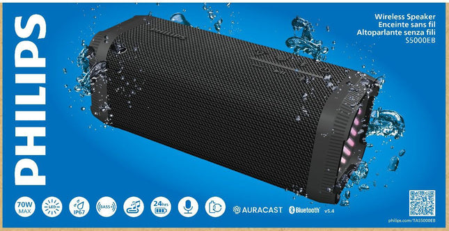 enceinte-fixe-philips-enceinte-bluetooth-philips-tas5000b-noir