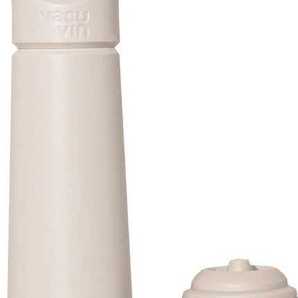 aerateur-de-vin-vacuvin-pompe-loop-creme-avec-bouchon