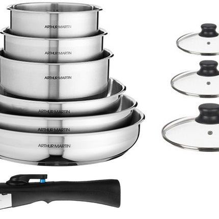 batterie-de-cuisine-arthur-martin-10-pieces-inox-5540