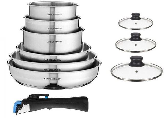 batterie-de-cuisine-arthur-martin-10-pieces-inox-5540