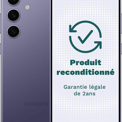 smartphone-samsung-galaxy-s24-violet-128go-excellent-etat-avec-batterie-neuve-reconditionne