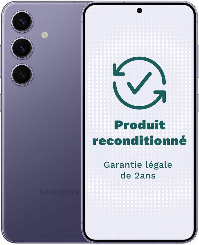 smartphone-samsung-galaxy-s24-violet-128go-excellent-etat-avec-batterie-neuve-reconditionne