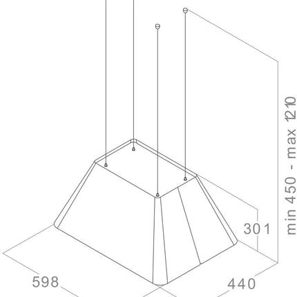 hotte-decorative-ilot-elica-ikona-light-ix-f-60