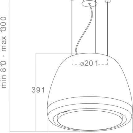 hotte-decorative-ilot-elica-edith-heavymetal-f-50
