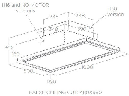 hotte-plafond-elica-skydome-h30-a-100-aspirante