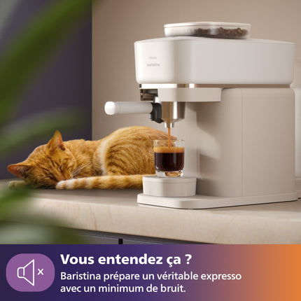 machine-a-expresso-philips-baristina-bar302-20-cafetiere-a-grain-blanche-porte-filtre-bois-de-hetre