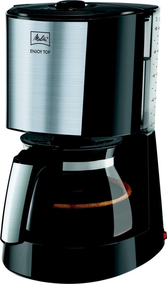 cafetiere-filtre-melitta-enjoy-top-glass-noire