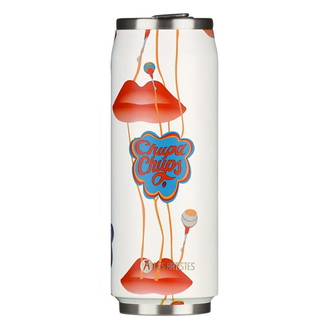 mug-isotherme-les-artistes-canette-chupa-kiss-500ml