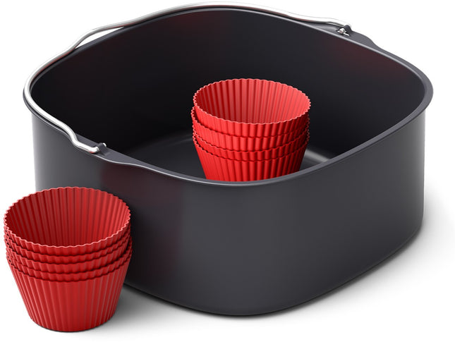 plaque-philips-hd9957-00-cuve-6-2l-et-moules-a-muffin-pour-airfryers-xxl