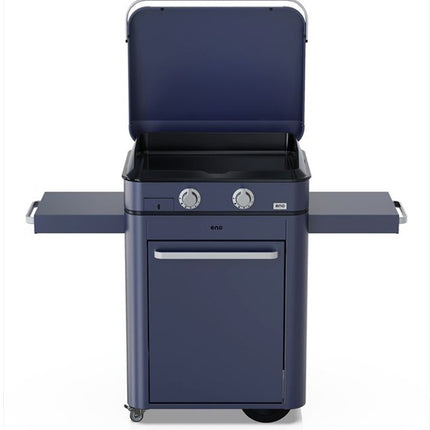 plancha-gaz-eno-enosign-65-bleu-navy-sur-chariot-56x40-cm