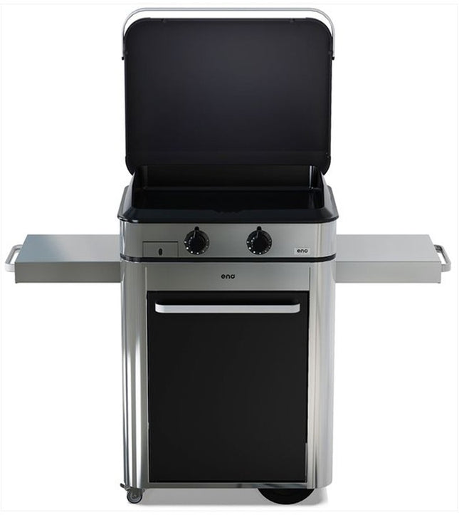plancha-gaz-eno-combo-enosign-65-inox-et-noir-sur-chariot-56x40-cm