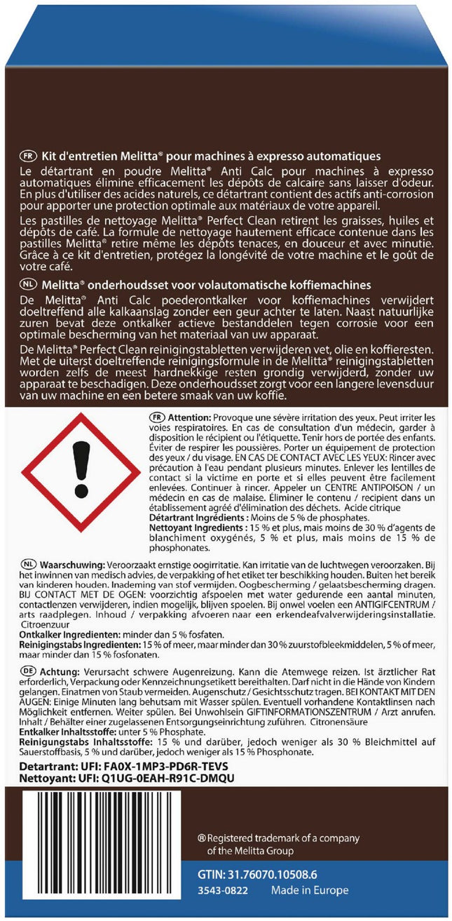 kit-de-nettoyage-melitta-espresso-kit-4-detartrants-4-nettoyant