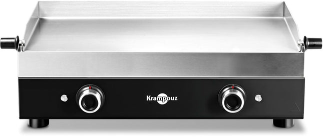 plancha-electrique-krampouz-pfsr2aa-kr-noire-inox-2-bruleurs-a-poser-64x33-cm