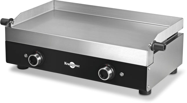 plancha-electrique-krampouz-pfsr2aa-kr-noire-inox-2-bruleurs-a-poser-64x33-cm