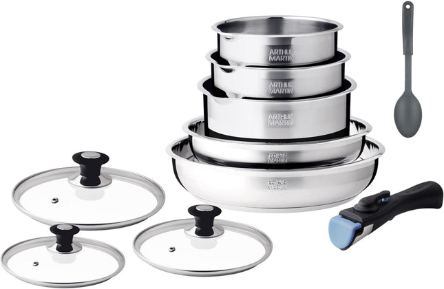 batterie-de-cuisine-arthur-martin-10-pcs-am4485