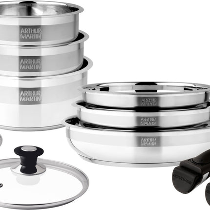 batterie-de-cuisine-arthur-martin-10-pieces-am2216