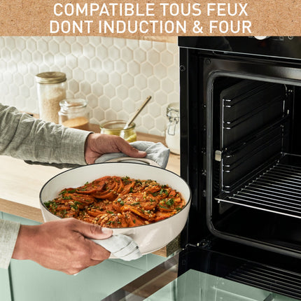 cocotte-tefal-fonte-lov-sauteuse-28cm-beige