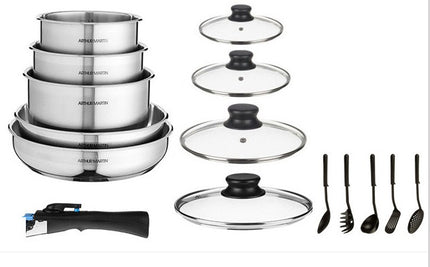 batterie-de-cuisine-arthur-martin-15-pieces-inox-5535