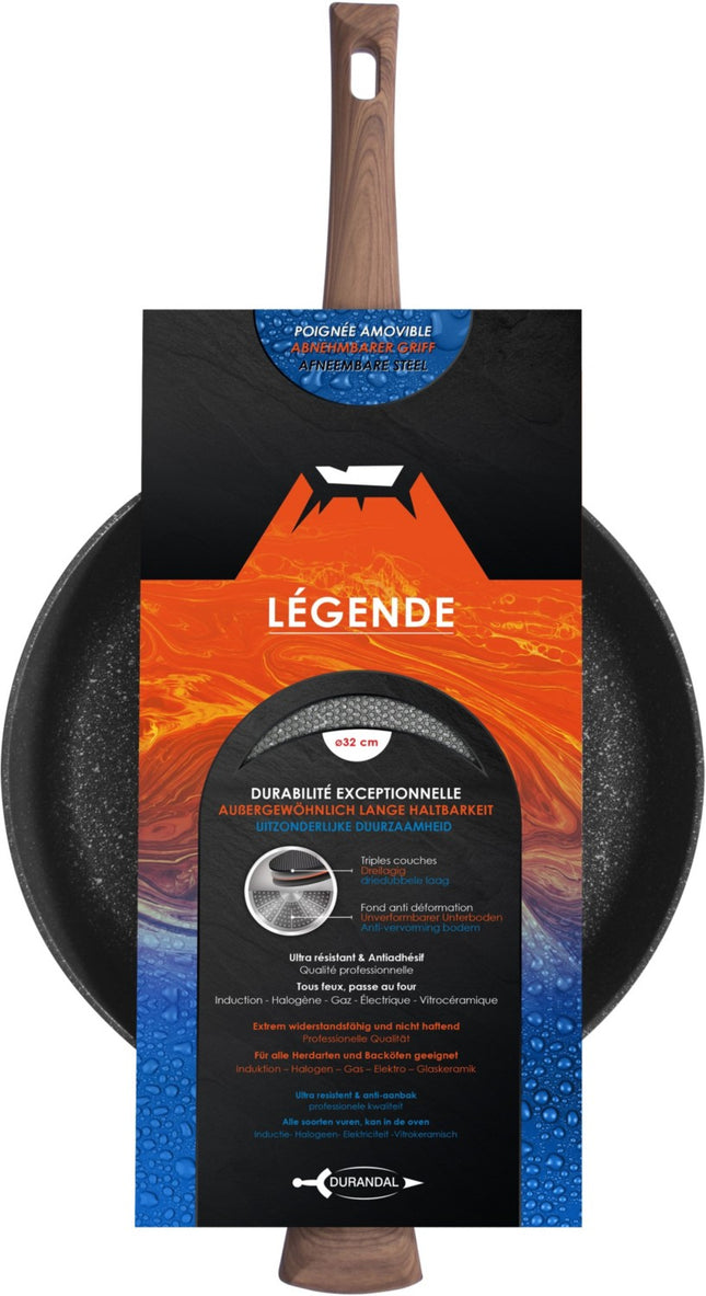 poele-durandal-32cm-ceramique-legende