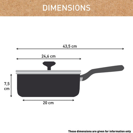 sauteuse-tefal-manche-fixe-renew-24cm-avec-couvercle