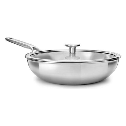 wok-kitchenaid-multi-plis-inox-28cm-avec-couvercle-3-5l
