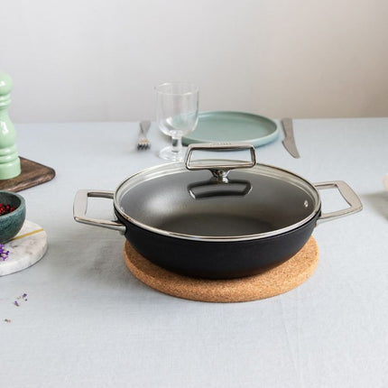 sauteuse-cristel-castel-pro-28-cm-2-anses-ultralu