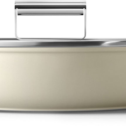 sauteuse-smeg-28cm-ceramique-creme-avec-couvercle
