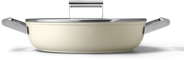sauteuse-smeg-28cm-ceramique-creme-avec-couvercle