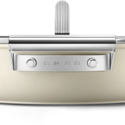sauteuse-smeg-28cm-ceramique-creme-avec-couvercle