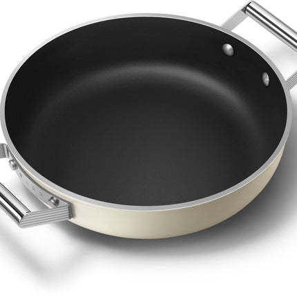 sauteuse-smeg-28cm-ceramique-creme-avec-couvercle